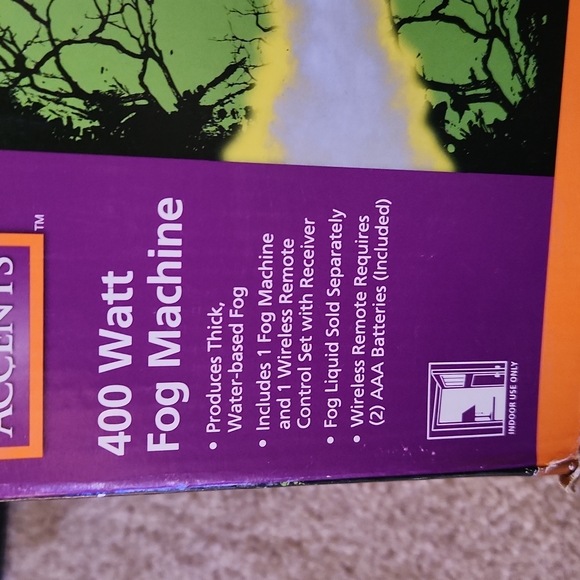 BNIB HOME ACCENTS HALLOWEEN FOG MACHINE - Picture 2 of 6
